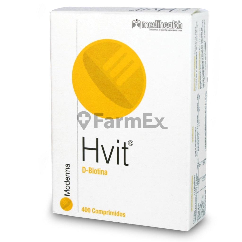 Hvit D-Biotina x 400 comp Medihealth